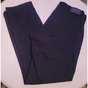 Levis Signature Mens Black S67 Jeans Athletic Straight Leg 34 X34 Zipper Pocket